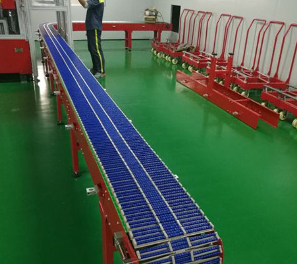 輸送鏈板系列：滾珠鏈板輸送機 差速鏈板輸送機